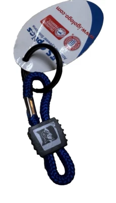 AES Optics Rope Style Logo Key Chain Adjustable Team DUKE Blue Devils - Image 1 of 4