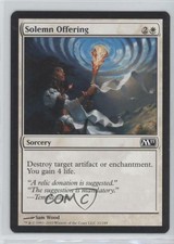 2010 Magic: The Gathering - Core Set: 2011 Solemn Offering #32 0f8