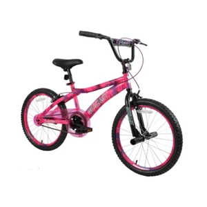 Dynacraft 20” Inch Training Wheels Kid Girls Super Cool Outcast Bike Pink Purple - Picture 1 of 7