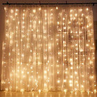Twinkle Star 300 Led Window Curtain String