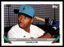 1993 Topps Darrell Whitmore Baseball Cards #697