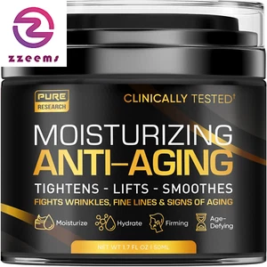 Herren Gesichtscreme Feuchtigkeitscreme - Anti-Aging Creme für Männer, Kollagen, Retinol & Hya - Bild 1 von 12