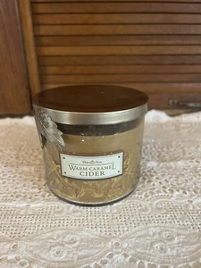 WHITE BARN WARM CARAMEL CIDER 3 WICK 14.5 OZ SCENTED CANDLE - Picture 1 of 8