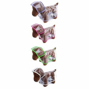 Clear Plastic Raincoat for Dogs - Waterproof Dog Clothes by DogLemi - Picture 1 of 9