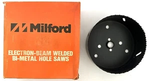 SCIE À TROUS BI-MÉTAL MILFORD 4-3/4" 44864 696222 FABRIQUÉE AUX ÉTATS-UNIS SOUDÉE À FAISCEAU ÉLECTRONIQUE - Photo 1/6