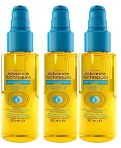 Avon Advance Techniques 360 Nourishment Moroccan Argan Oil Leave in Treatment x3 - Picture 1 of 1