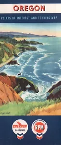 1962 Chevron Road Map: Oregon NOS - Bild 1 von 1