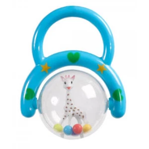 Vulli Sophie La Giraffa Scatola Regalo Sonaglino " Ordinati " Blu Lilla - Imagen 1 de 4