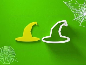 Tagliabiscotti Cappello Strega Formine Per Biscotti Dolcetti di Halloween - Foto 1 di 2
