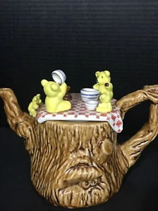 Vintage Teddy Bear Picnic Teapot Made in England Large Paul Cardew  - Picture 1 of 4