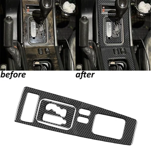 Panel de cambio de marchas de consola de fibra de carbono 2 piezas para Benz Clase G W463 G63 04-12 - Imagen 1 de 19
