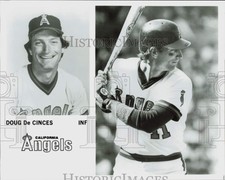 Press Photo California Angels Baseball Player Doug DeCinces - lrs23001