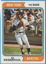1974 Topps Ed Kranepool #561 New York Mets