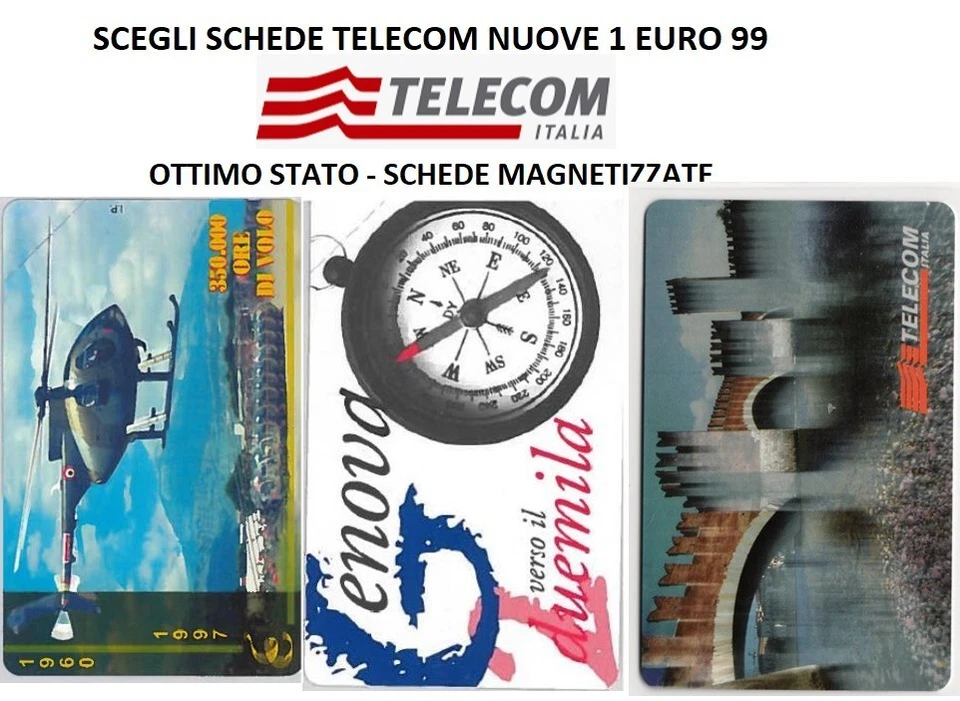 SCEGLI SCHEDE TELEFONICHE NUOVE 1 EURO 99 - Immagine 1 di 1