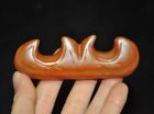 Chinese Hongshan Culture Agate Onyx Carved Calligraphy Tools Penholder Pen Rack