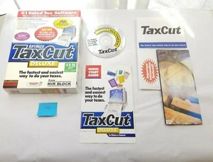 H & R Block Kiplinger Tax Cut Deluxe Tax Year 1999 All the Power of Tax Cut Plus - Picture 1 of 6