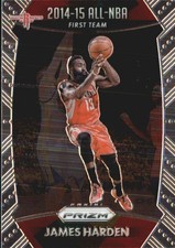 2015-16 Panini Prizm Houston Rockets Basketball Card #378 James Harden ANBA