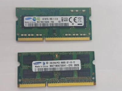 Samsung 4GB + 2GB= 6GB M471B5173QH0-YK0 1Rx8 PC3L-12800S Laptop Memory RAM  - Image 1 of 4
