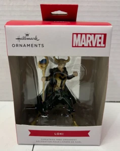 Hallmark 2021 Disney Marvel Avengers Loki 3,5" adorno de árbol de Navidad en caja nuevo en caja - Imagen 1 de 2
