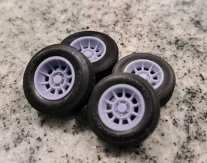 1/24 1/25 Scale Dukes Of Hazzard General Lee Vector Wheels/Tires Resin Set - Picture 1 of 2