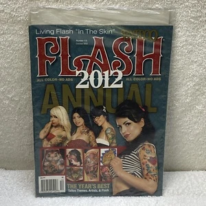TATTOO FLASH Magazine #115 October 2012 No Ads All Color Annual New In Plastic - Foto 1 di 3