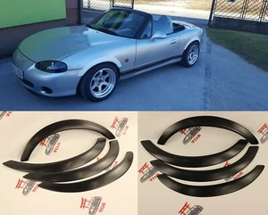 Mazda MX5 MK1 MK2 Fender Flares Wheel Arches Extensions Wide Body Kit SET 4 PCS - Picture 1 of 7