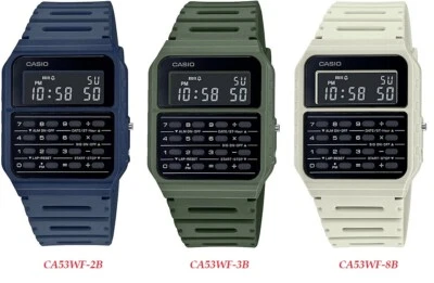 Reloj Calculadora Alarma 8 Dígitos Casio CA53WF-2B / CA53WF-8B Hombre Foto 1 de 2