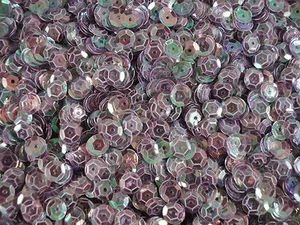 Taza Lentejuelas 6mm Malva Taupe Transparente AB 20g Baile Calistenia - Imagen 1 de 1