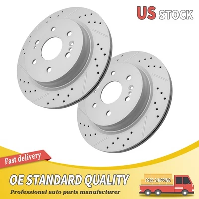 Rotor de freno trasero perforado para Sierra/Silverado 1500 Tahoe Yukon Suburban Escalade Foto 1 de 4