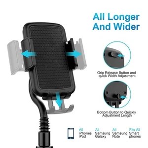Auto Getränkehalter Handyhalter - Flexibler Arm Ständer für OnePlus & Samsung - Bild 1 von 7