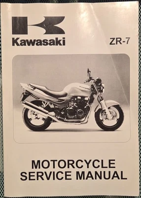 OEM Kawasaki ZR750F ZR-7 ZR7 Service Repair Manual 1999-2003 P/N: 99924-1248-04 - image 1 of 4