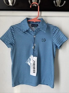 Camisa polo de pesca ventilada Prodoh azul a rayas para niños talla 12 meses - Imagen 1 de 12