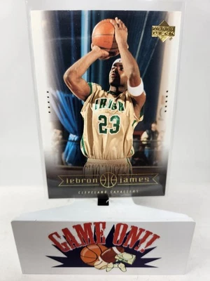 2003-04 Upper Deck LeBron James Box Set #5 National Champs Rookie RC EX sc Foto 1 de 4