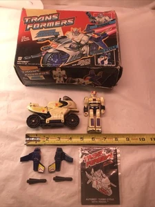 Prowl G1 in BOX TURBO CYCLE Action Masters Vintage Hasbro Transformers TEILE - Bild 1 von 19