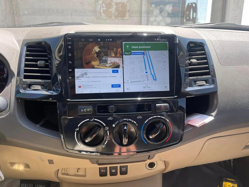 For 2005-2014 Toyota Fortuner Hilux Carplay Android 15 Car Stereo Radio GPS Navi Foto 1 de 4