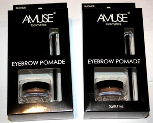 (2) Amuse Cosmetics Augenbrauen Pomade Kit Blond 3g/0,11oz Brandneu Menge 2 - Bild 1 von 6