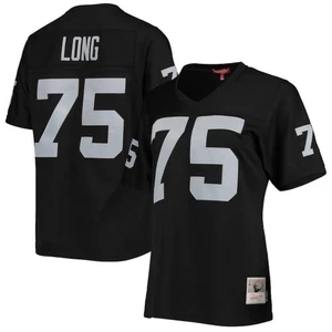Camiseta deportiva Mitchell & Ness 1983 negra para mujer Los Angeles Raiders Howie Long #75 L - Imagen 1 de 12