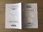 Notice Manual Vectrex STARHAWK 1982 GCE MB USA Canada Instruction FR-EN