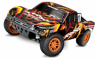 TRAXXAS 68054-1 A SLASH XL 5 Automodello Elettrico 4x4 Brushed Arancione Nero - Immagine 1 di 4