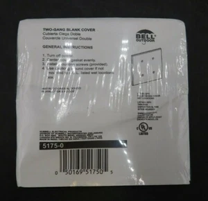NUEVO - Bell 5175-0 Caja Dos Velocidades Cubierta en Blanco - Aluminio - Imagen 1 de 3