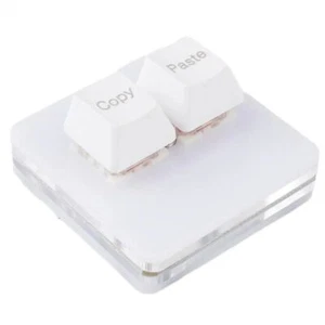 Acrylic Custom Mini 2 Key Keypad Keypad 2 Keys Mini Keypad Office - Picture 1 of 17