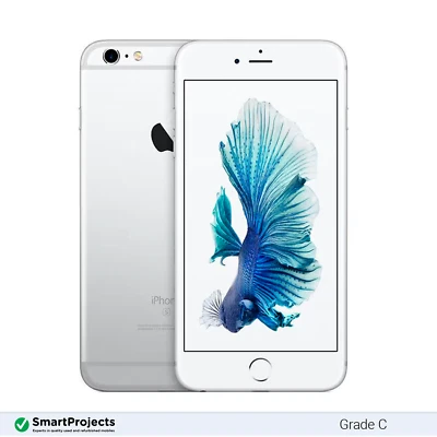 Apple iPhone 6s Plata 16GB Grado C - Desbloqueado Smartphone - Imagen 1 de 4