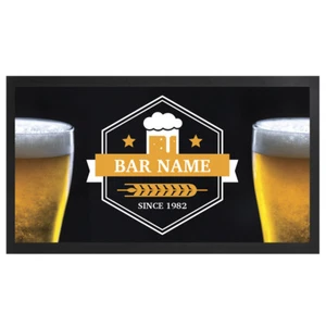PERSONALISED BAR WORKTOP RUNNER. PUB / BAR / SHOP / HOME. FREE POSTAGE - Picture 1 of 1