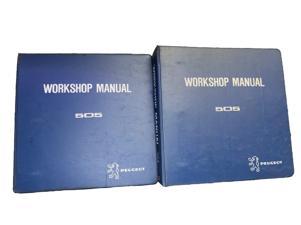 PEUGEOT 505 1980-81 VOL.1-2 Manual Taller Versión Inglés #10 Foto 1 de 4