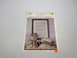 Sue Hillis Designs Linen And Lace Sampler Counted Cross Stitch Pattern - Picture 1 of 3