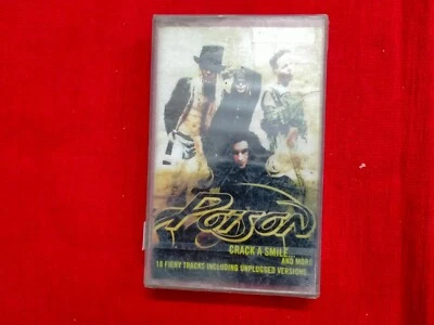 Poison Crack A Smile And More RARE Cassette tape INDIA Sealed Milestone 2000 - Image 1 of 3