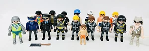 Lot Of 18 Playmobil Figures Police Caveman Knight Musician Construction Worker - Picture 1 of 12
