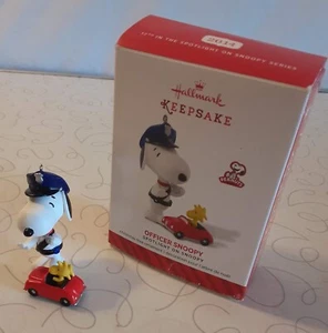 Hallmark Keepsake Ornament Officer Snoopy and Woodstock 17th in Series 2014 - Picture 1 of 2