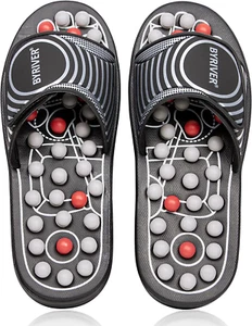 Acupressure Foot Massager Slippers for Reflexology and Circulation - Picture 1 of 12
