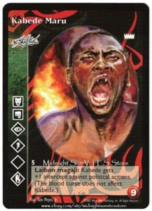 Kabede Maru Assamite (Banu Haqim) Lords of the Night V:TES VTES Vampire CCG - Picture 1 of 1